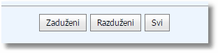 Filter po zaduženim, razduženim i svim dokumentima