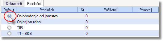 Odabir default predloška2